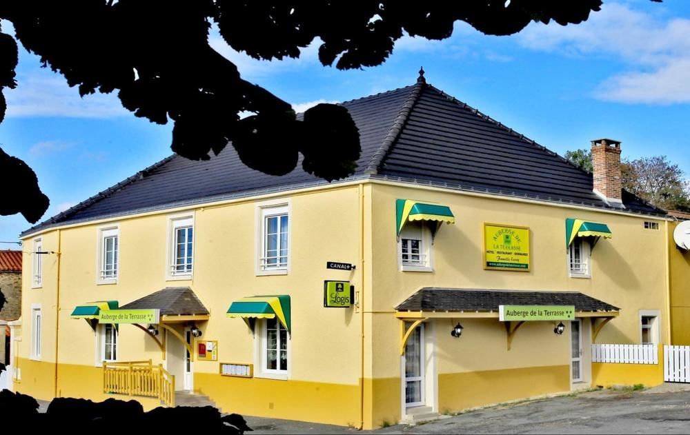 Le 120 - Groupe Logis Hotels - Ex Auberge La Terrasse La Châtaigneraie Exterior foto